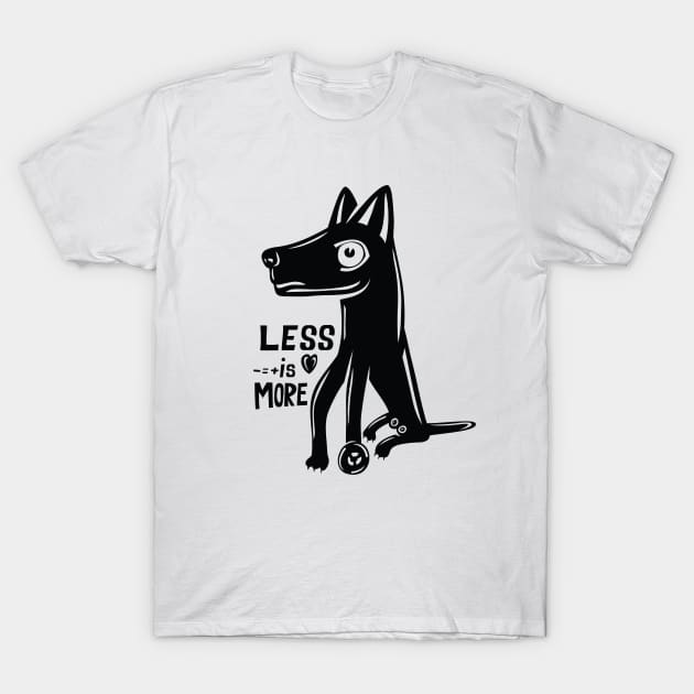 Human Dog T-Shirt by martinussumbaji